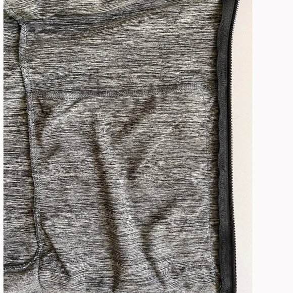 🆕 Nike Men's Heather Grey/Black Full-Zip Dri-Fit Training Hoodie - Picture 10 of 14